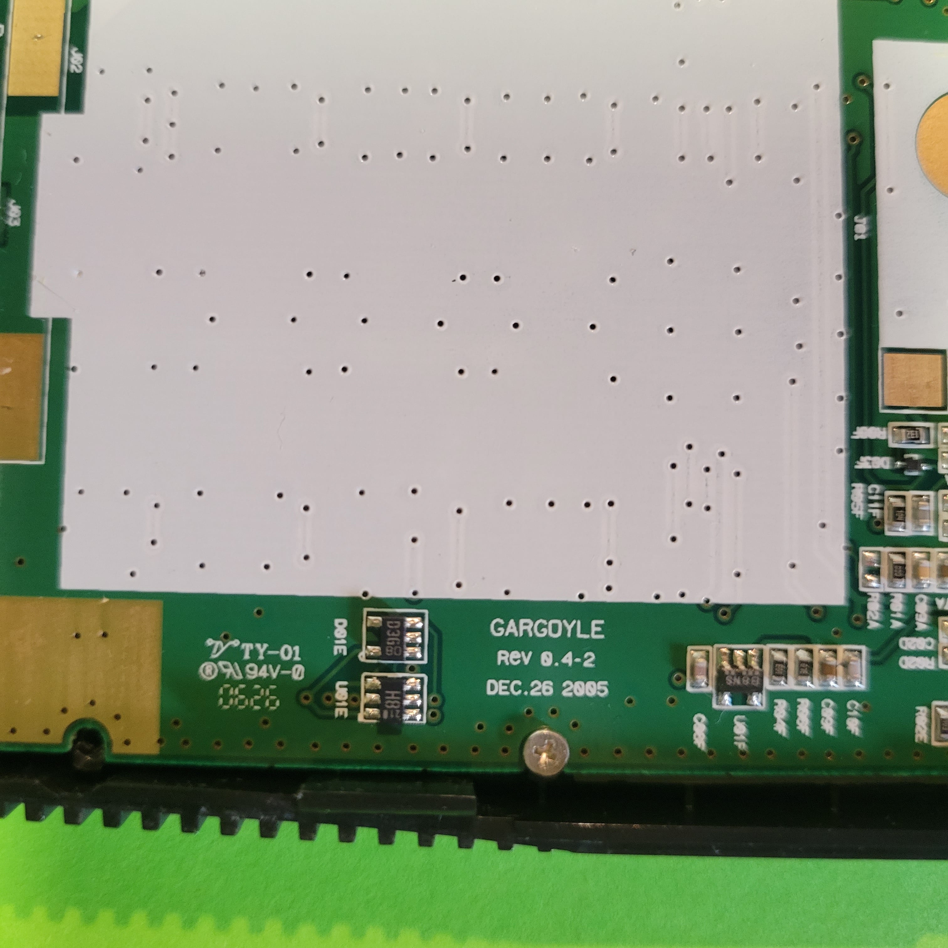 An image of the inside of a texas instruments ti83 plus graphing calculator